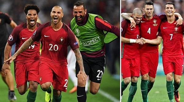 Vào bán kết, ĐT Bồ Đào Nha thiết lập kỷ lục mới tại EURO 2016